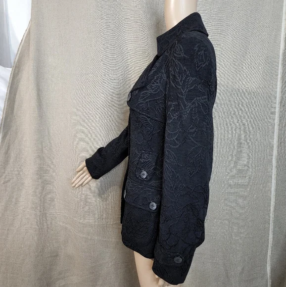 Nine West blazer size 6 color Black Long sleeves - Picture 3 of 15